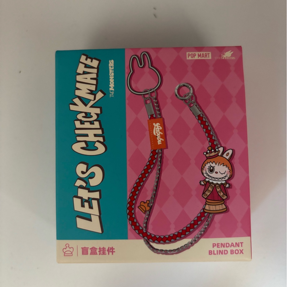 Popmart Labubu Let's Checkmate Pendant Blind Box BNIB